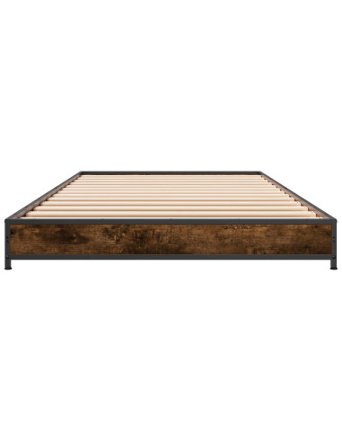 Struttura del letto Rovere Fumo 80 x 200 cm