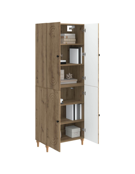 Set di armadi 2 pcs 66 x 34,5 x 90 cm Legno ingegnerizzato