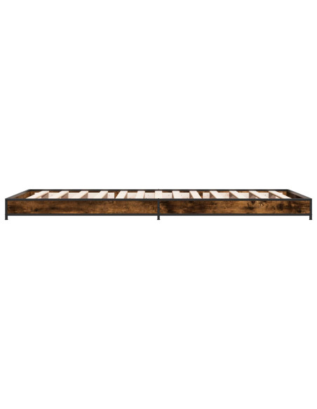 Struttura del letto Rovere Fumo 80 x 200 cm
