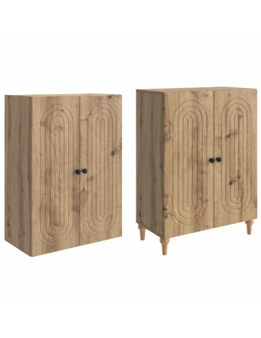 Set di armadi 2 pcs 66 x 34,5 x 90 cm Legno ingegnerizzato
