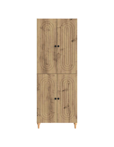 Set di armadi 2 pcs 66 x 34,5 x 90 cm Legno ingegnerizzato