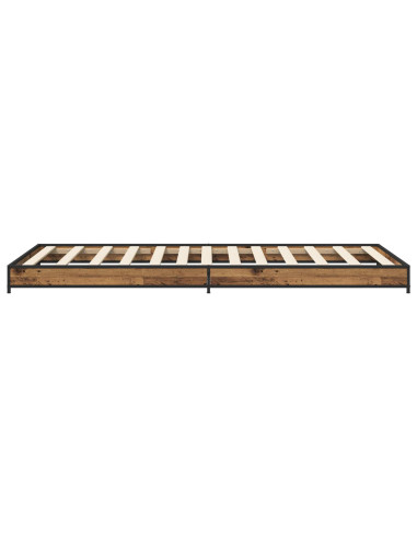 Struttura del letto Legno antico 80 x 200 cm