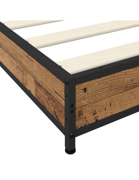 Struttura del letto Legno antico 80 x 200 cm