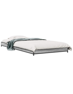 Struttura del letto Sonoma grigio 80 x 200 cm 2