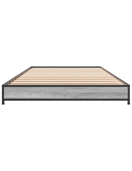 Struttura del letto Sonoma grigio 80 x 200 cm