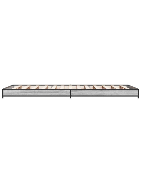 Struttura del letto Sonoma grigio 80 x 200 cm
