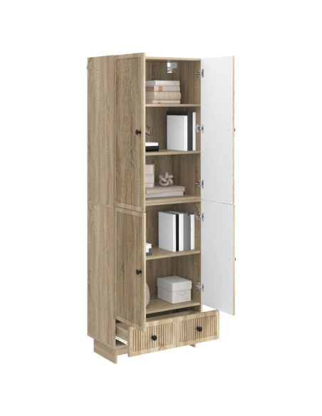 Set di armadi 2 pcs Rovere Sonoma 66 x 34,5 x 95 cm