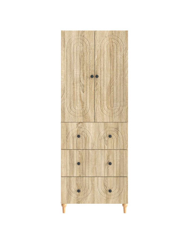 Set di armadi 2 pcs 66 x 34,5 x 90 cm Legno ingegnerizzato