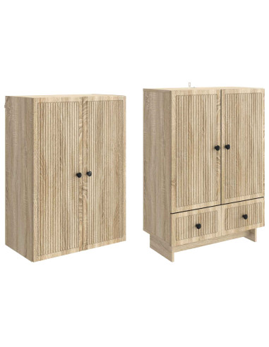 Set di armadi 2 pcs Rovere Sonoma 66 x 34,5 x 95 cm