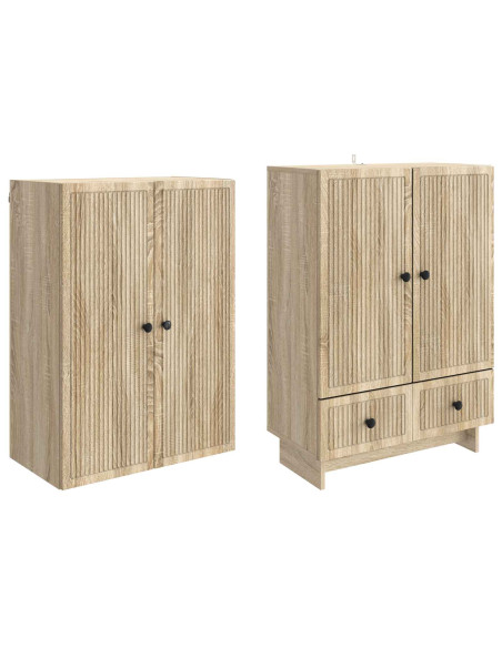 Set di armadi 2 pcs Rovere Sonoma 66 x 34,5 x 95 cm