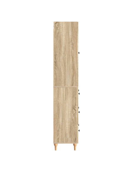 Set di armadi 2 pcs 66 x 34,5 x 90 cm Legno ingegnerizzato