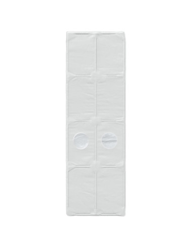 Letto con Tunnel 4 pcs Bianco Legno ingegnerizzato