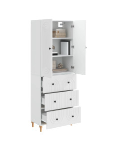 Set di armadi 2 pcs 66 x 34,5 x 90 cm Legno ingegnerizzato 2