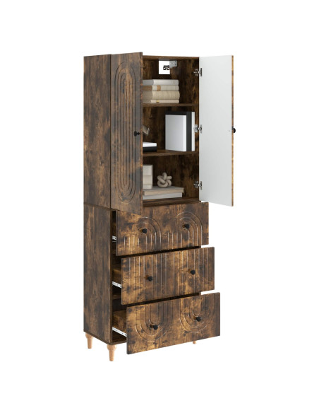 Set di armadi 2 pcs 66 x 34,5 x 90 cm Legno ingegnerizzato