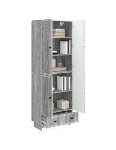 Set di armadi 2 pcs Sonoma grigio 66 x 34,5 x 95 cm 2