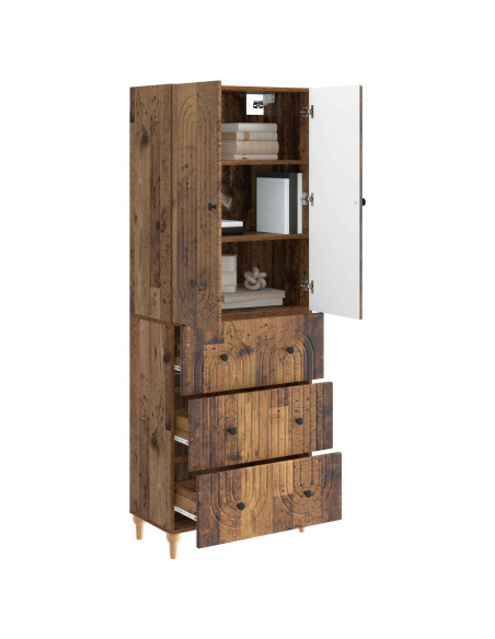 Set di armadi 2 pcs 66 x 34,5 x 90 cm Legno ingegnerizzato