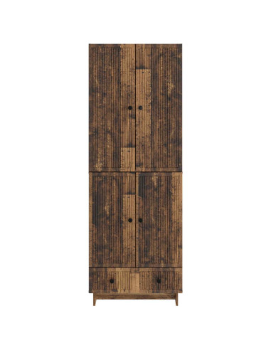 Set di armadi 2 pcs Legno antico 66 x 34,5 x 95 cm