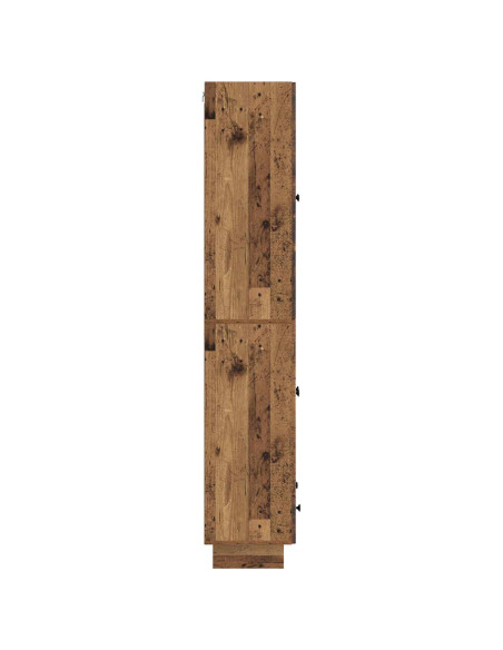 Set di armadi 2 pcs Legno antico 66 x 34,5 x 95 cm