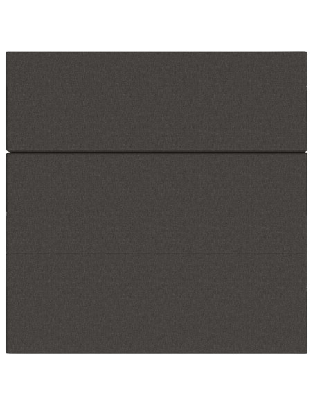 Divano Letto Pieghevole 200 x 67 x 45 cm Grigio Scuro