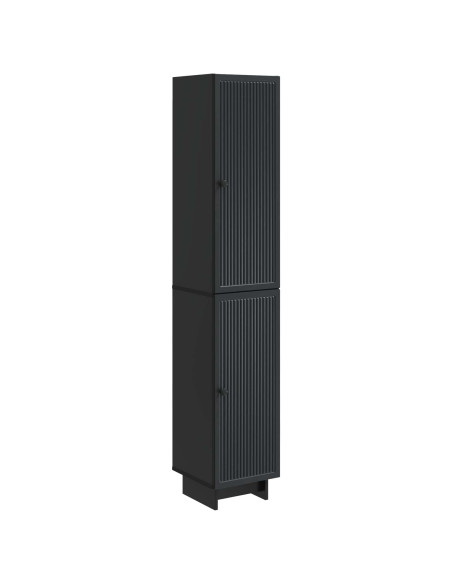 Set di armadi 2 pcs Nero 34,5 x 33 x 90 cm Legno ingegnerizzato