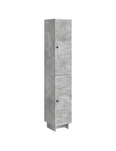 Set di armadi 2 pcs Grigio Cemento 34,5 x 33 x 90 cm