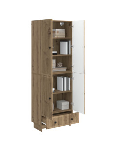Set di armadi 2 pcs Rovere Artigianale 66 x 34,5 x 95 cm 2