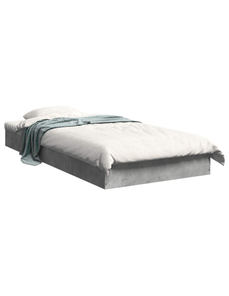 Struttura letto a pavimento Grigio Cemento 80 x 200 cm