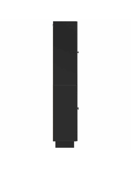 Set di armadi 2 pcs Nero 66 x 34,5 x 90 cm Legno ingegnerizzato