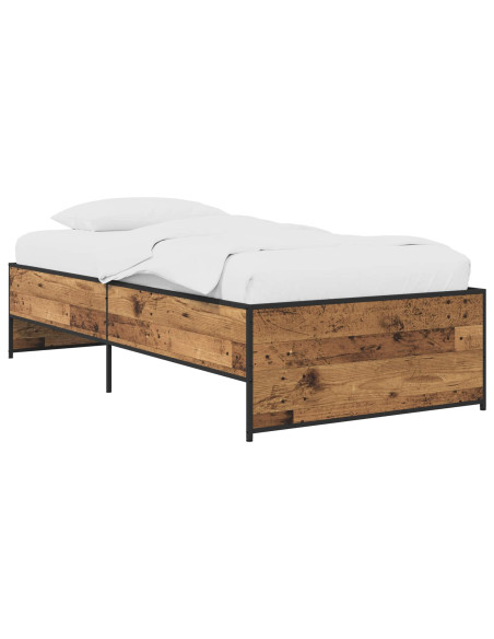 Struttura del letto Legno antico 80 x 200 cm