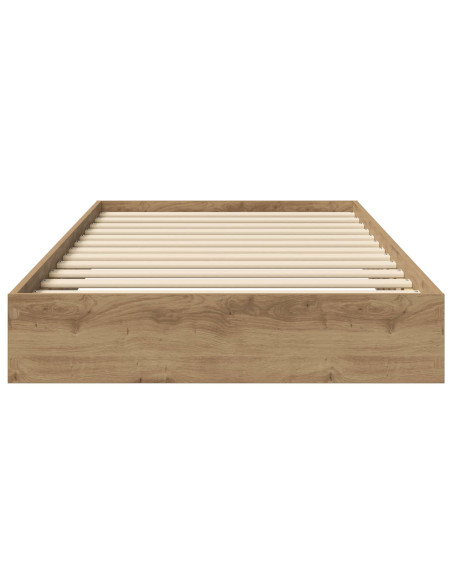 Struttura letto a pavimento Rovere Artigianale 80 x 200 cm