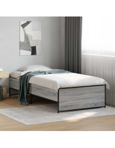 Struttura del letto Sonoma grigio 80 x 200 cm