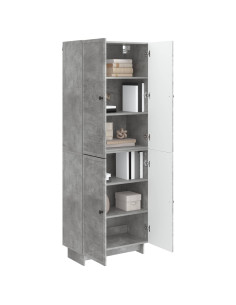 Set di armadi 2 pcs Grigio Cemento 66 x 34,5 x 90 cm 2