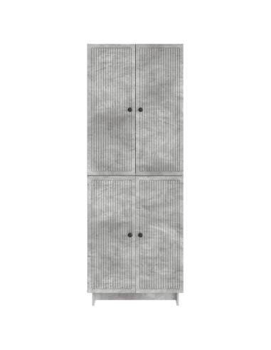 Set di armadi 2 pcs Grigio Cemento 66 x 34,5 x 90 cm