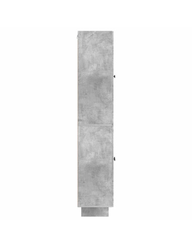 Set di armadi 2 pcs Grigio Cemento 66 x 34,5 x 90 cm