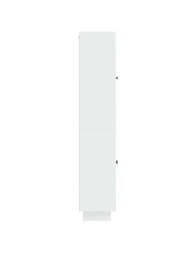 Set di armadi 2 pcs Bianco Lucido 66 x 34,5 x 90 cm