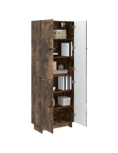 Set di armadi 2 pcs Rovere Fumo 66 x 34,5 x 90 cm
