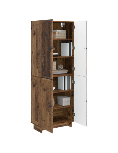 Set di armadi 2 pcs Legno antico 66 x 34,5 x 90 cm 2