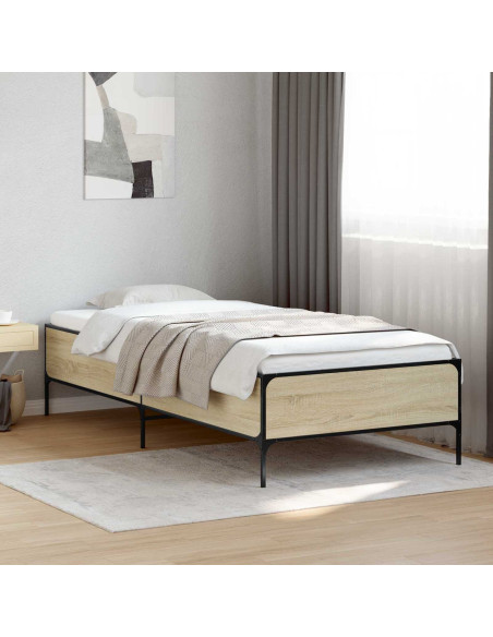 Struttura del letto Rovere Sonoma 80 x 200 cm