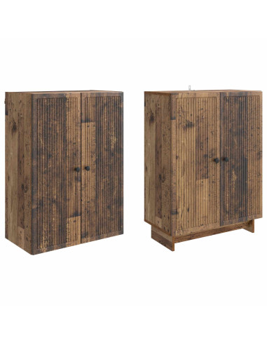 Set di armadi 2 pcs Legno antico 66 x 34,5 x 90 cm