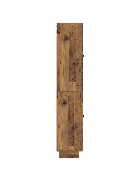 Set di armadi 2 pcs Legno antico 66 x 34,5 x 90 cm
