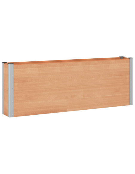Letto rialzato da giardino Marrone 200 x 30 x 72 cm