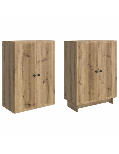 Set di armadi 2 pcs Rovere Artigianale 66 x 34,5 x 90 cm