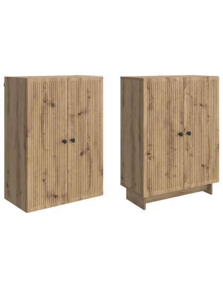 Set di armadi 2 pcs Rovere Artigianale 66 x 34,5 x 90 cm