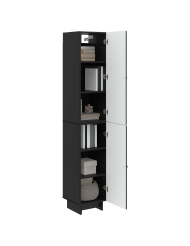 Set di armadi 2 pcs Nero 34,5 x 33 x 90 cm Legno ingegnerizzato