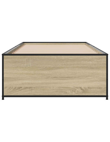 Struttura del letto Rovere Sonoma 80 x 200 cm