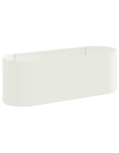 Letto rialzato da giardino Bianco 120 x 40 x 40 cm