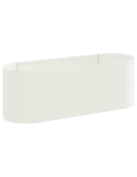 Letto rialzato da giardino Bianco 120 x 40 x 40 cm