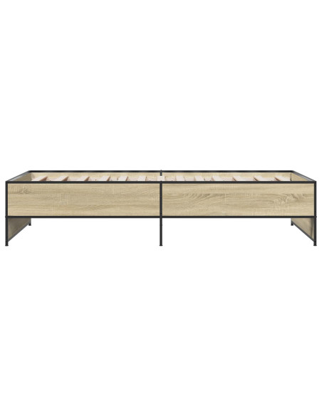 Struttura del letto Rovere Sonoma 80 x 200 cm