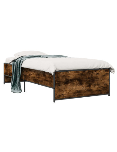 Struttura del letto Rovere Fumo 80 x 200 cm