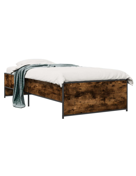 Struttura del letto Rovere Fumo 80 x 200 cm